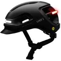 Unit1 - AURAMIPSLBLACKBIRDV1 - MIPS Fietshelm met slimme functies - zwart - maat L incl. afstandsbediening voor knipperlichten