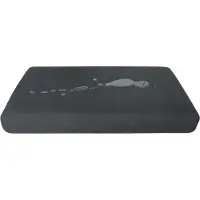 Tierlando Quick-Cover SOFT VELOURS, vierkant matrasbeschermer, modellen: GOOFY | PLUTO | LINUS | ANTON | SCOTCH - Bedmaat: 90 cm | Kleur: 02 Grafiet
