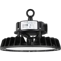 LEDVION - LED High bay, IP65, 150-120-85W, 175 lm/W, Driver, 4000K, Dimbaar, UFO lamp voor, werkplaatsverlichting, halverlichting, plafondlamp werkplaats