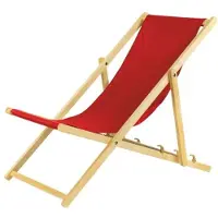 Sonstiges Lehátka, rode set van 2, inklapbaar, van hout, met veiligheidssysteem. Inklapbare stoel, inklapbaar ligbed, zonnebank, strandstoel, tuinligbedden