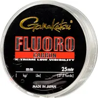 Gamakatsu G-Line Fluorocarbon 25m 0.35mm-7.7kg