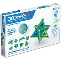 Geomag Classic Panels Green Line Recycled - Magnetisch Constructiespeelgoed - 114-delig - Vanaf 5 jaar