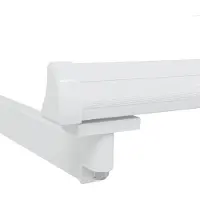 vidaXL Handmatig Inklapbaar Zonnewering Frame Wit 3 x 2 m Aluminium