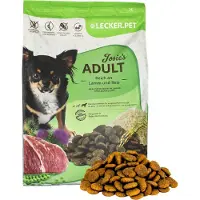 Lecker.Pet 4 kg Josie's Adult Lam & Rijst Hondenvoer Droogvoer Compleet Voer