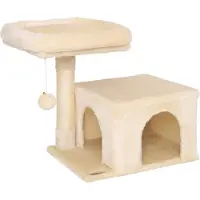 Famanu Krabton voor katten - Krabpaal voor grote katten - Beige