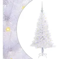 Syfax Kunstkerstboom met 150 LED Wit 120 cm PVC en Staal