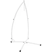 ECD-Germany Hangstoel frame Grace | metaal wit 110x208x110 cm hangstoelen | NADUVI