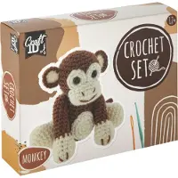 Craft ID - Haakpakket 15 x 9 x 13,5 cm - Aap