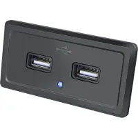 INF Autolader laadpaneel met 2 USB-aansluitingen