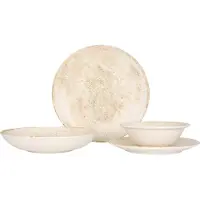 Bonna serviesset (medium) - Nacrous - 24-delig - voor 6 personen - porselein