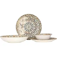 RINART Serviesset (large) aztec 24 delig 6 personen porselein