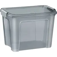 Cep Aufbewahrungsbox SHADOW, 18 Liter, transparent rauchgrau