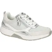 Gabor Sneakers laag lichtgrijs / zilver / wit