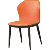 AEA Stuhl Set Sitz Polster Garnitur Esszimmer Stühle Lehn Leder Holz Modern 1x