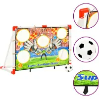 Prolenta Maison Exclusive - Voetbaldoelset met doelwand, afmetingen 120x51x77,5 cm
