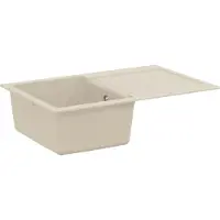 Syfax Wasbak Beige 780 x 500 mm 80% Kwarts en 20% Hars