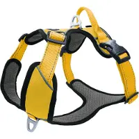 Petlando Hondenharnas Outdoor Oker&Grijs - Hondentuig - Xs 38-46 Cm