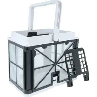 VHBW -filterkorf met motorbeveiliging, compatibel met Dolphin E 25, 20, 10 zwembadstofzuigers en zwembadrobots – 23,5 x 14,5 x 18 cm