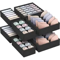Markenlos Ladenorganizer - 8 compartimenten - opvouwbaar - wasbaar - 70 gram vliesstof