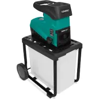 Vonroc Stille Hakselaar 2800W – Voor takken tot Ø45mm | Incl. 60L opvangbak