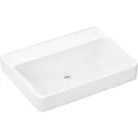 Hansgrohe wastafel Xanuia Q, 650x480 mm, zonder kraangat en overloop, SMC wit, artikelnummer 61154450