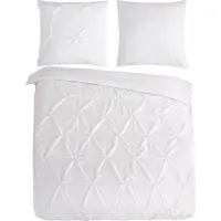 Pure Dekbedovertrek Micropercal Elegance - silver 200x200/220cm
