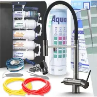 ARI Keukenmengkraan HighFlex met uitschuifbare, draaibare tuit, aansluiting voor waterfilter, grafiet antraciet