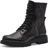 Tamaris Veterlaarsjes bruin / zwart