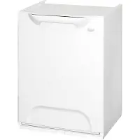 Artplast Eco-logico, witte prullenbak van papier, 47x34x29 cm, wit, één maat