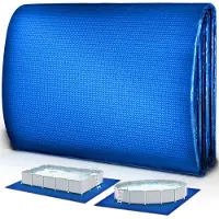 Tillvex Poolunterlage Bodenplane Bodenschutzplane Rund Rechteckig Pool Bodenschutz Folie 570 x 300 cm