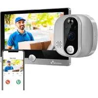 Nivian Handige deurcamera zonder abonnementskosten met Wifi & LCD