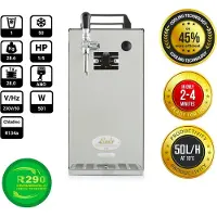 Ich-zapfe Biertap Kontakt 40 Biertapsysteem, 1-kraans, droogkoeler, bierkoeler, capaciteit 50 liter/u - Biertap, Beertender, Thuistap, Bierkoeler