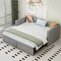 STILVORA Opbergbed 160x200 cm – Hydraulische lift – LED met muziekmodus – Bluetooth speaker – 2 USB-poorten – PU zwart