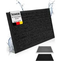 Bomoe AluGant – XL Aluminium Deurmat 60x90 cm Antraciet – Vloermat Antislip Buiten & Binnen – Roestvrij Weerbestendig