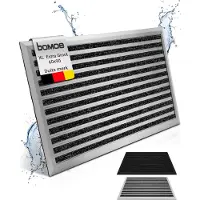 Bomoe AluGant – XL Aluminium Deurmat 60x90 cm – Vloermat Antislip Buiten & Binnen – Roestvrij Weerbestendig