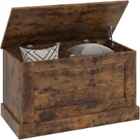 HOMCOM Opbergkist - Spaanplaat - 80x40x45cm - Rustbruin