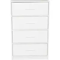 Hjh LIVING Commode ESTORIA 58 x 30 x 91 cm 4 vakken wit