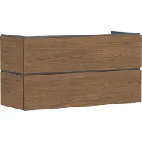 Hansgrohe Xilesa E - Wastafelkast, 62x118x47 cm, 2 laden, kasjmier eik 54264550
