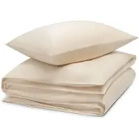 Yumeko Dekbedovertrek set Katoensatijn 140x220 Beige - Eco, Bio & Fairtrade