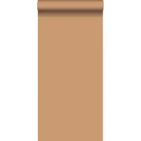 ESTAhome behang effen glanzend koper bruin - 53 cm x 10.05 m - 138835