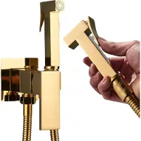 ARI Bidetkraan Classic met keramische cartridge, luchtinlaat, temperatuurregeling en gouden afwerking