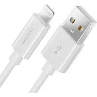 DeleyCON USB - Lightning mobiele telefoonkabel USB A Wit 2 m