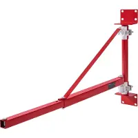 Vevor Elektrische takelsteunarm 300 kg capaciteit Takelhouder Zwenkarm met stang Stalen takelframe