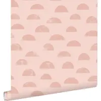 ESTAhome behang grafisch motief roze - 53 cm x 10.05 m - 139736