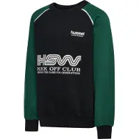 Hummel Sweatshirt donkergroen / zwart / wit