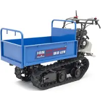 HBM Professionele 320 kg mini dumper op rupsbanden 196 cc - 6.5 PK