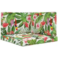 vidaXL Buitenbankkussen Polyester kleurrijk 80 x 80 x 8 cm