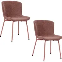 Housecraft living Evend Eetkamerstoel - Roze