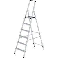 Munk trap met treden, enkelzijdig te beklimmen, 6 treden