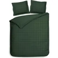 Heckett & Lane Dekbedovertrek Katoen-Satijn - Diamante Calla Green 240 x